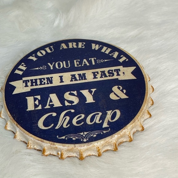 ⚜️Funny Bottle Cap Shape Drink Coaster Set! - Picture 6 of 6